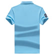 Polo Shirt men Summer New synthetic style fiber Mens Short Sleeve Polo Shirt youth Embroidered Business Casual Polo Shirt 1733