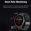 LIGE 2025 Smart watch Ladies Full touch Screen Sports Fitness watch IP67 waterproof Bluetooth For Android iOS Smart watch Female