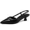 Women Shoes Pumps Sandals Spring Fashion Pointed Toe Slingbacks Female Footwear Summer Ladies Shallow Shoes High Heels