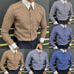 Men Casual Striped Shirt Slim Fit Long Sleeve Formal Business Dress Shirt Top Collared Male Striped Shirt