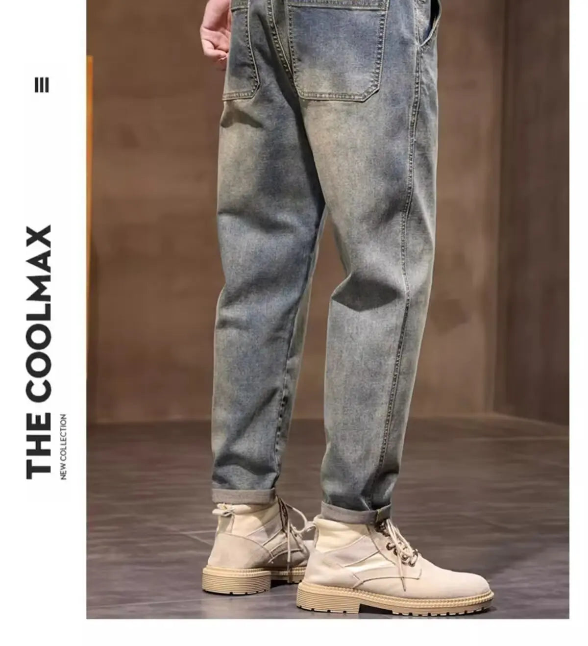Jeans men's 2025 new summer thin style trendy brand straight tube loose men's pants casual sports pants