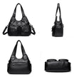 2024 New Women Handbags Fashion Retro Ladies Single Shoulder Bags Large Capacity High Quality Soft Leather Female Crossbody Bags
