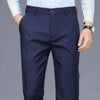 TRAF Autumn And Winter Thick Men's Fashion Comfortable Casual Long Pants Four-Sided Elastic Pants Loose Straight Leg Suit Pants