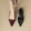 Women Shoes Pumps Sandals Spring Fashion Pointed Toe Slingbacks Female Footwear Summer Ladies Shallow Shoes High Heels