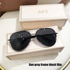 Brown Sunglasses For Men, High-end Polarized Sunglasses For Driving, Large Frame, Large Face Sunshade