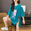 Women's T-shirt Graphic Cotton Short Sleeve Top Female Off Shoulder Summer Outfit Y2k Clothes Clothing Sales Korean Streetwear