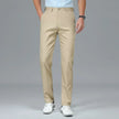 Casual Pants Men's Spring Summer Bamboo Fiber Solid Color Business Casual Fashion Straight Formal Suit Long Trousers Male