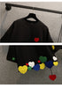 2025 New Women T-shirts Casual Harajuku Love Patchwork Tops Tee Summer Female T shirt Short Sleeve T shirt For Women Clothing