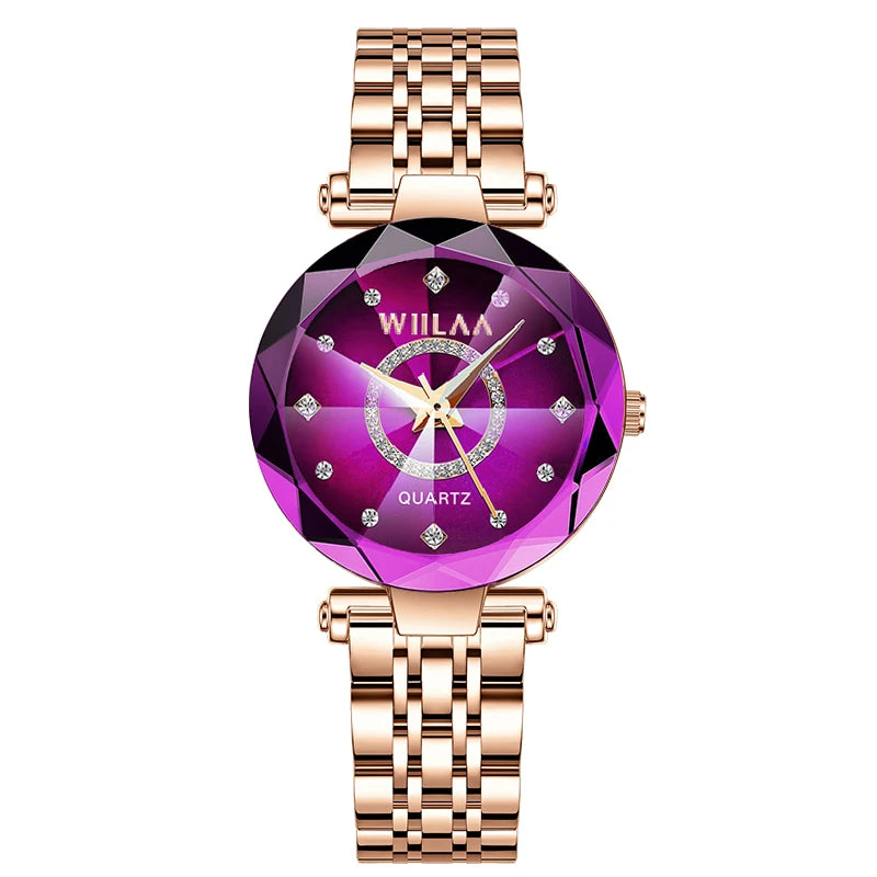 Women Watches 2025 Top Luxury Brand Rhinestone Elegant Ladies Watches Gold Clock Wrist Watches For Women relogio feminino