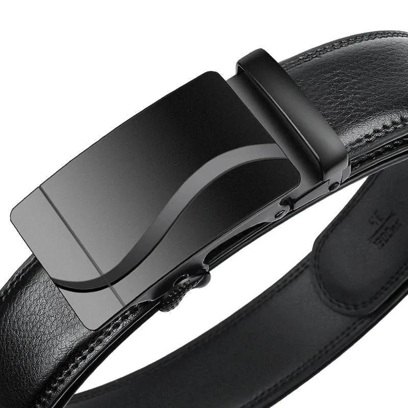 Men's Business Simple Belt-High Quality Dating Party Leisure Work Formal Occasion Genuine Belt for Denim Trousers
