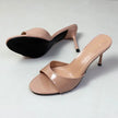 Women Pumps Casual Heeled Slippers 2025 Fashion Round Toe Female Footwear Slides Ladies Thin High Heels Shoes
