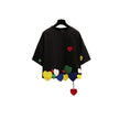 2025 New Women T-shirts Casual Harajuku Love Patchwork Tops Tee Summer Female T shirt Short Sleeve T shirt For Women Clothing