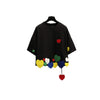2025 New Women T-shirts Casual Harajuku Love Patchwork Tops Tee Summer Female T shirt Short Sleeve T shirt For Women Clothing