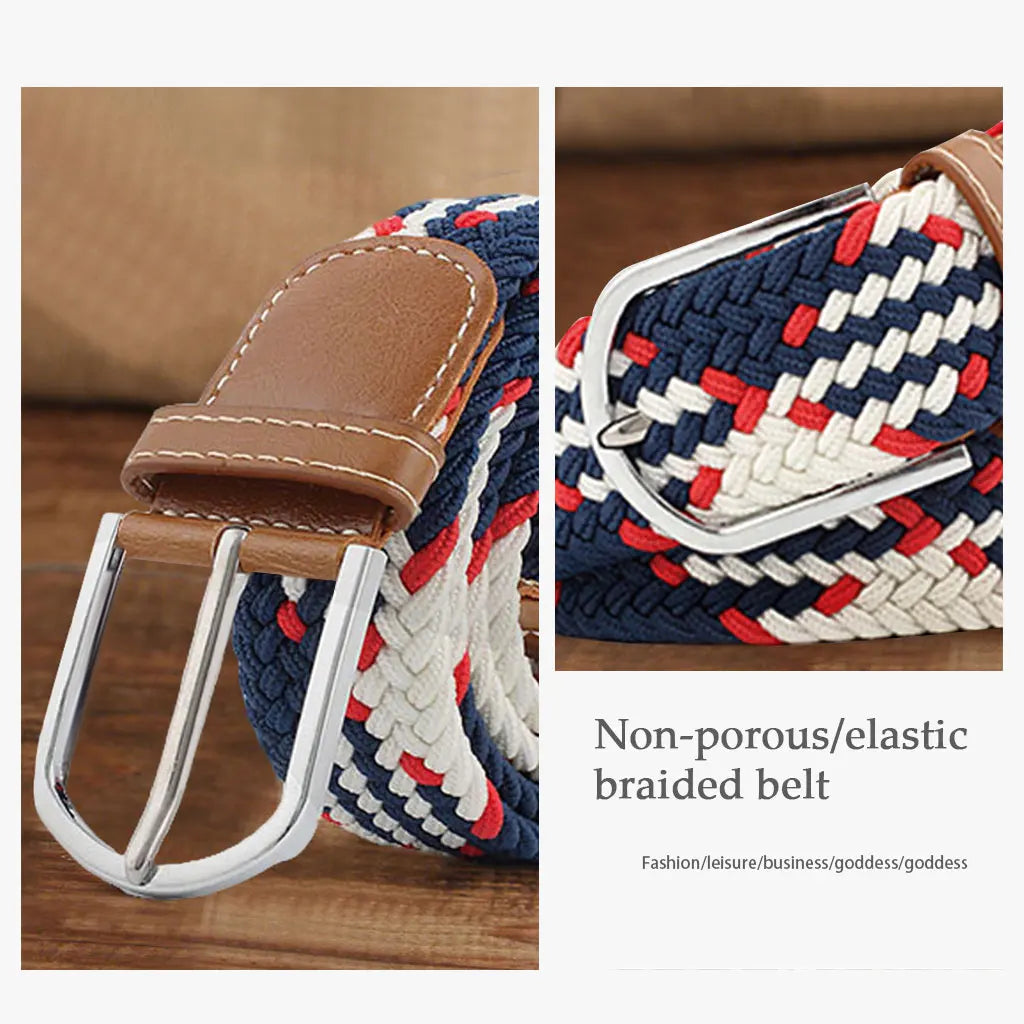 Canvas Belts for Men Fashion Metal Pin Buckle Military Tactical Strap Male Elastic Belt for Pants Jeans Belts