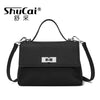 Ladies Cowhide Bags Shoulder Crossbody Bags Female  Genuine Leather Tote Vintage Commuter Women Small Square Bag Luxury Designer