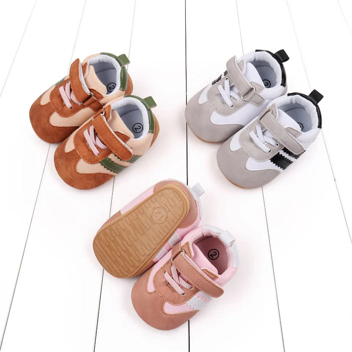 Baby Shoes Soft PU High Quality Sneaker Spring and Autumn Style Sport Shoes for Boys and Girls Anti-slip Sole NewFashion BMB3141