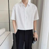Men's Shirt for Office Formal Black Male Shirts Dress Plain Regular Fashion Man 2024 Cheap Brand Original with Sleeves Button Up