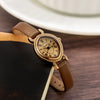 Ladies' Fashion Watch, Leather Quartz Watch, Retro Elegant Fashion Quartz Waterproof Ladies' Watch
