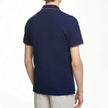 2024 New Men's Polo Top Casual Fashion Commuter Versatile Solid Color Men's Top Summer Fashion Business Men Pure Cotton Polo Top