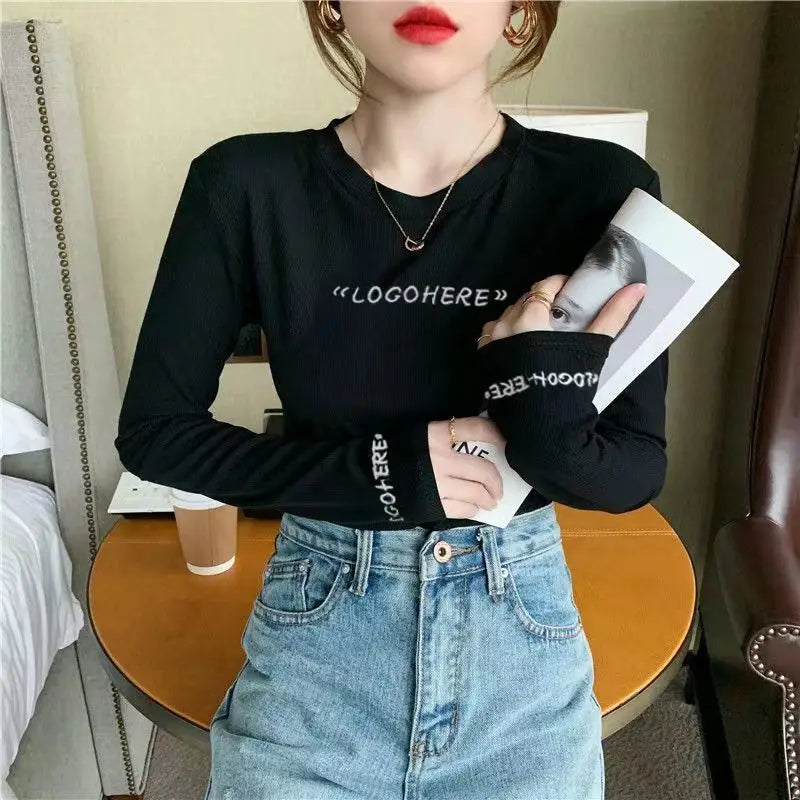 T-shirt Woman Designer Tees New In Cute Slim Emo Elegant Pulovers Cartoon Aesthetic Clothing Comfortable Offe Sale Women's Top