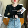 T-shirt Woman Designer Tees New In Cute Slim Emo Elegant Pulovers Cartoon Aesthetic Clothing Comfortable Offe Sale Women's Top