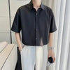 Men's Shirt for Office Formal Black Male Shirts Dress Plain Regular Fashion Man 2024 Cheap Brand Original with Sleeves Button Up