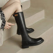 2024 New Women Boots   Boots-Women Female Shoes Winter Footwear Over-the-Knee Genuine Leather High Heel Rubber