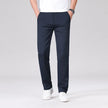 Men's Classic Style Straight Casual Pants Fashion Business Brand Comfortable Solid Color Anti-wrinkle Trousers Male Clothes