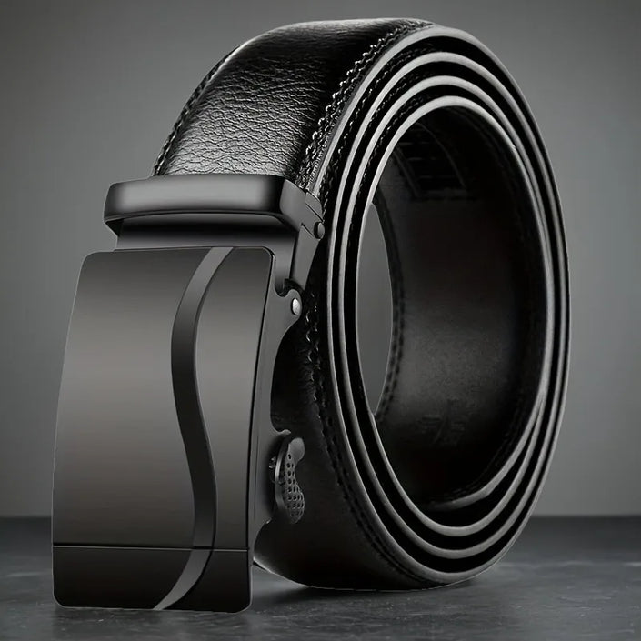 Men's Business Simple Belt-High Quality Dating Party Leisure Work Formal Occasion Genuine Belt for Denim Trousers