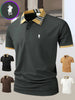 Polo de verano masculino europeo, camiseta de manga corta con solapa masculina, ropa callejera casual, camiseta para correr