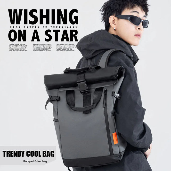 1 Piece Sports Backpack, Large Capacity Foldableing Roll Backpack, Trendyy Casual Backpack, Outdoor Travel Backpack, Computer Bag for Men and Women, Student School Bag