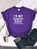 Women's T-Shirt Cool Interesting Letters Printed Tees Female Summer Oversized Tshirt Woman Round Neck Casual Tshirt Tops