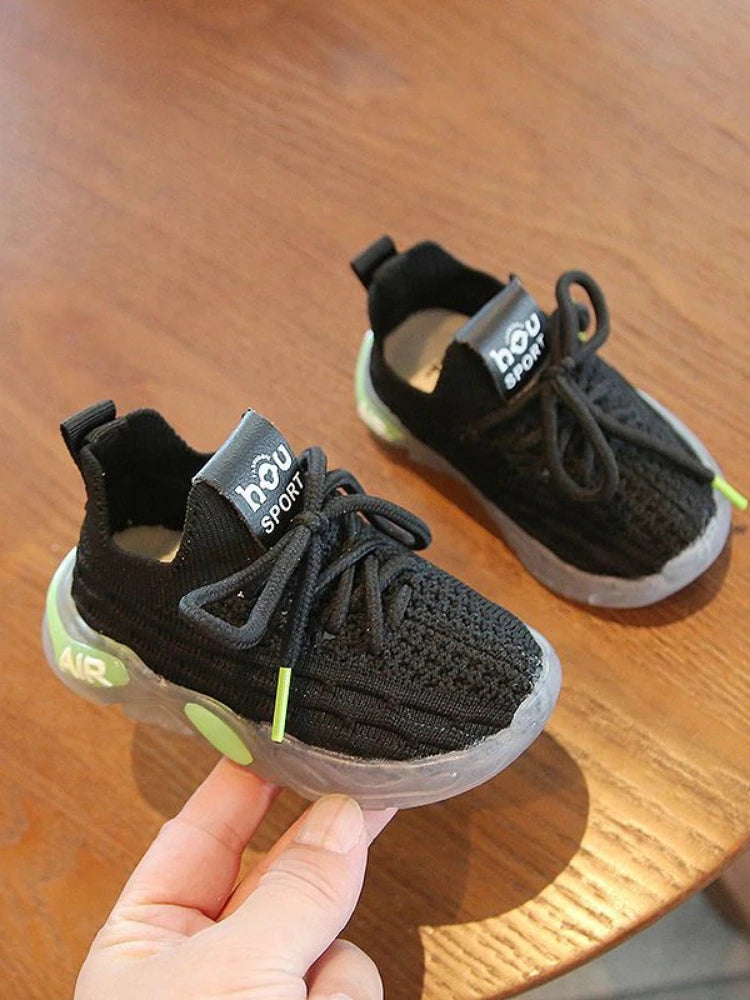 Baby Shoes Newborn Girls Sneaker Boys First Walkers Kids Toddlers Soft Soles Non-slip Sneakers Baby Korean Style Shoes
