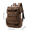 Men's Backpack Vintage Canvas Backpack School Bag Men's Travel Bags Large Capacity Backpack Laptop Backpack Bag Rucksack