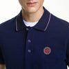 2024 New Men's Polo Top Casual Fashion Commuter Versatile Solid Color Men's Top Summer Fashion Business Men Pure Cotton Polo Top