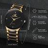 1/2PCS Couple's Watches Fashion Stainless Steel Band Men Women Analog Quartz Watches Set