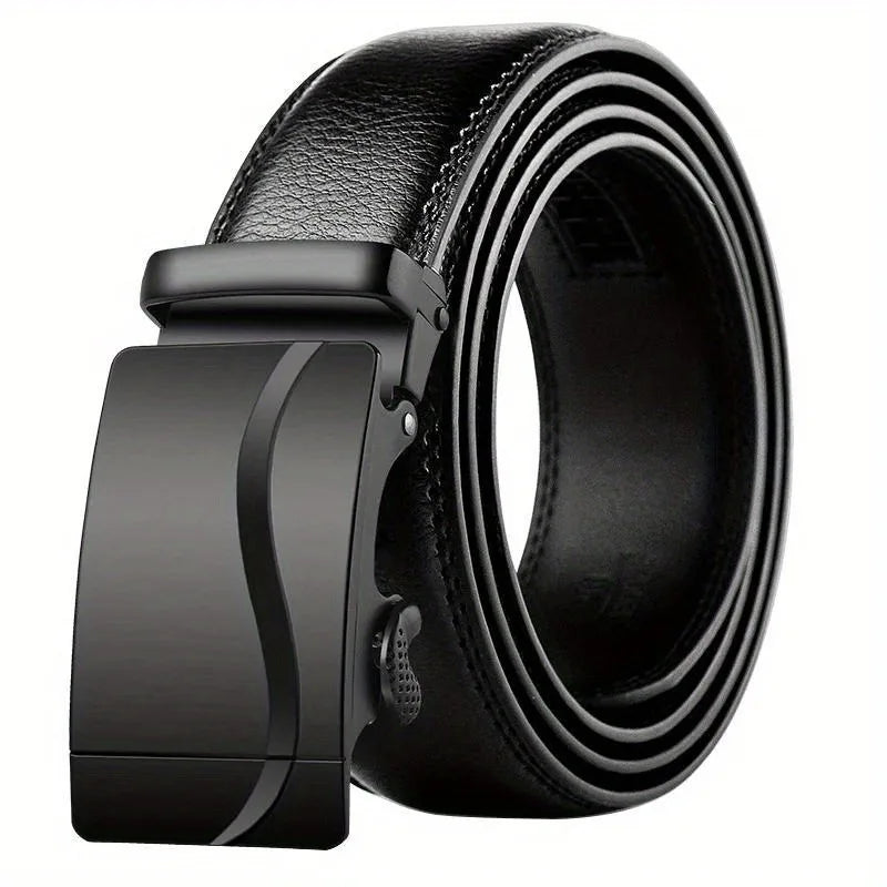 Men's Business Simple Belt-High Quality Dating Party Leisure Work Formal Occasion Genuine Belt for Denim Trousers