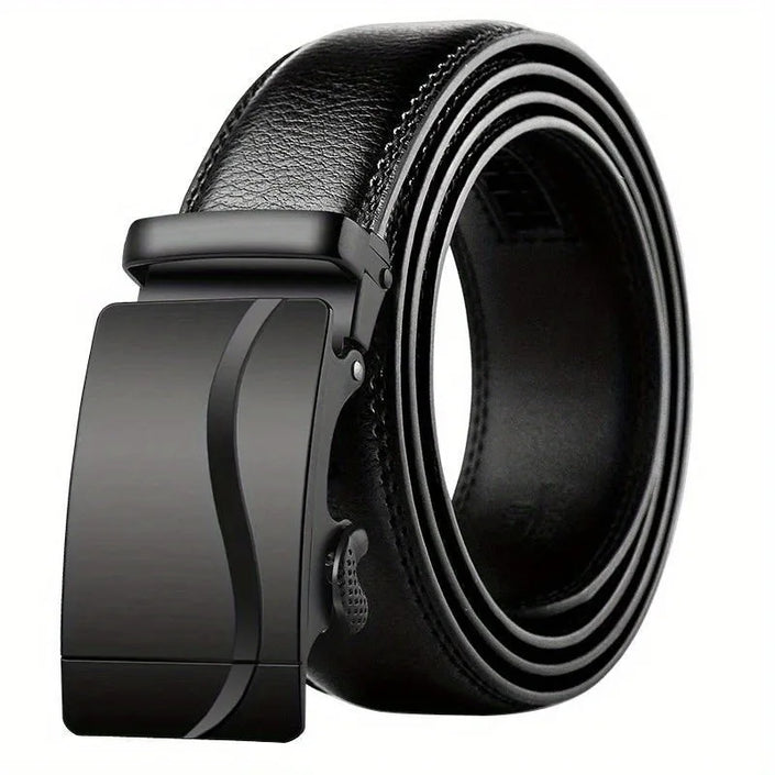Men's Business Simple Belt-High Quality Dating Party Leisure Work Formal Occasion Genuine Belt for Denim Trousers