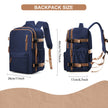 Men Travel Backpack  Airplane Bag Hand Luggage Multifunction Daybacks Carry-Ons Laptop Backpack Women Cabin Bags, Shool Backpack
