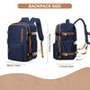 Men Travel Backpack  Airplane Bag Hand Luggage Multifunction Daybacks Carry-Ons Laptop Backpack Women Cabin Bags, Shool Backpack