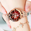 Women Watches 2025 Top Luxury Brand Rhinestone Elegant Ladies Watches Gold Clock Wrist Watches For Women relogio feminino