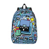 Brawleds Funny Game Backpack for Men Women Casual High School Business Daypack Laptop Shoulder Bag with Pocket