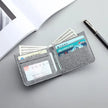 Canvas Men Wallet Black/Blue/Gray Card Holder Wallet Male Money Bag Id/Photo/Bank Holder Short Purse Credit Card Case Bag