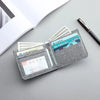 Canvas Men Wallet Black/Blue/Gray Card Holder Wallet Male Money Bag Id/Photo/Bank Holder Short Purse Credit Card Case Bag