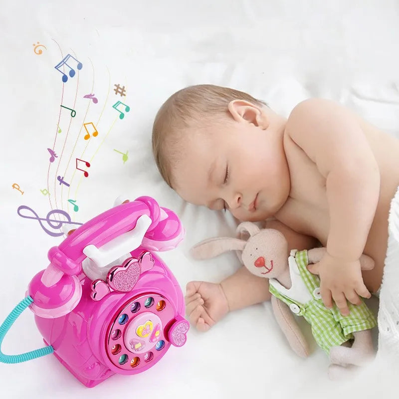 Telephone Toy Storytelling Machine Cognition Enlightenment Baby Musical Toys for Toddlers Early Educational Toy Birthday Gift
