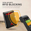 Slim Wallets for Men - Leather Money Clip Mens Wallet - RFID Blocking Front Pocket Bifold Wallet - Minimalist Credit Card Holder