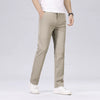 Men's Classic Style Straight Casual Pants Fashion Business Brand Comfortable Solid Color Anti-wrinkle Trousers Male Clothes