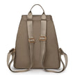 Ladies' Double-shoulder Bag Retro Top Zipper Travel Backpack Student Schoolbag Casual Simple Bag Solid Color. Suitable for ladie