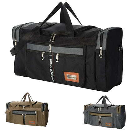 Travel Bag Large Capacity Handbag Portable Outdoor Carry Luggage Convenient Practical Male's Weekend Duffle Bags Random Letters