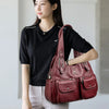 2024 New Women Handbags Fashion Retro Ladies Single Shoulder Bags Large Capacity High Quality Soft Leather Female Crossbody Bags